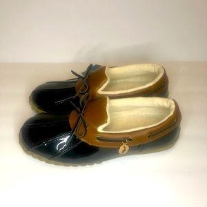 🥾NEW🥾 THE ORIGINAL DUCK BOOT BY SPORTO PATTY STYLE BLACK US SIZE 6.5 M WOMEN